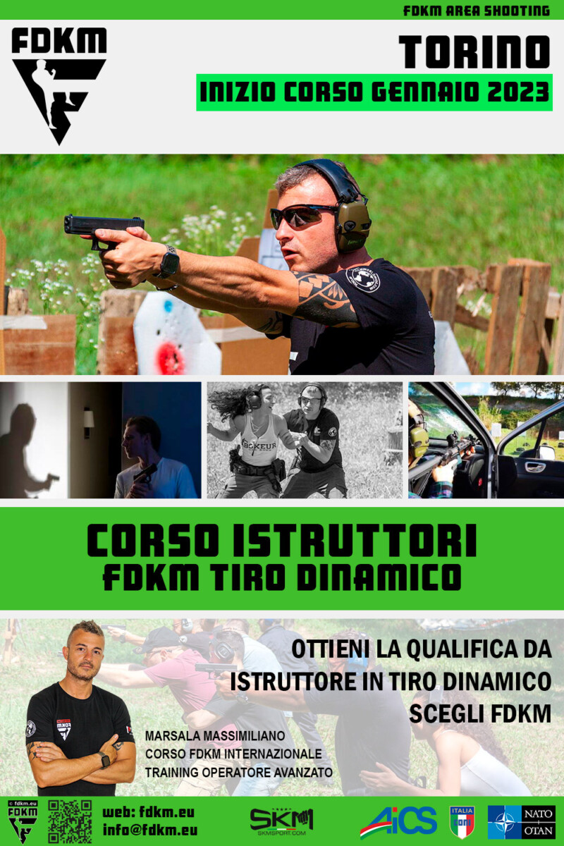 Corso Istruttori FDKM Tiro Dinamico Gennaio 2023 Torino