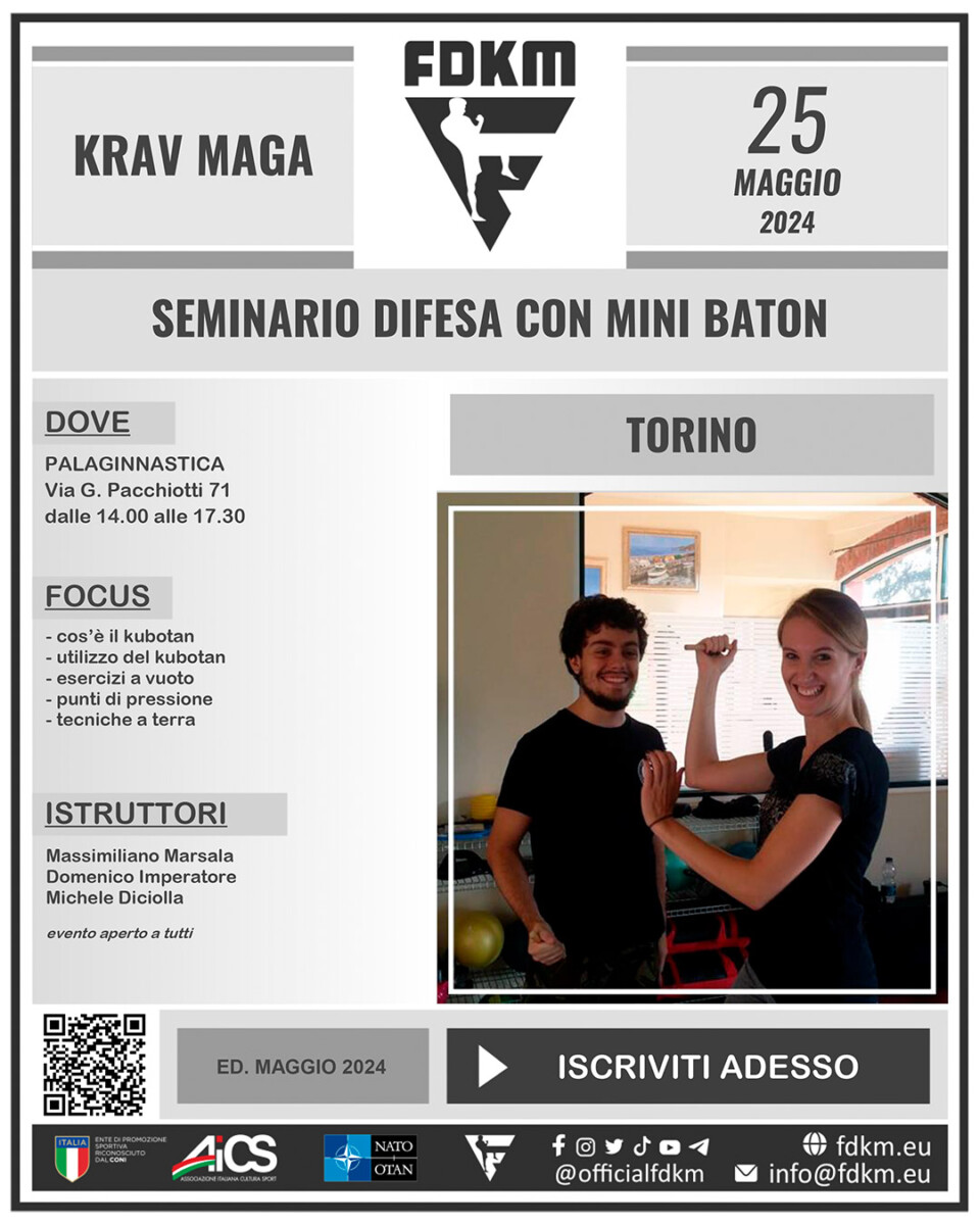 Seminario Difesa con Mini Baton Torino 25 Maggio 2024