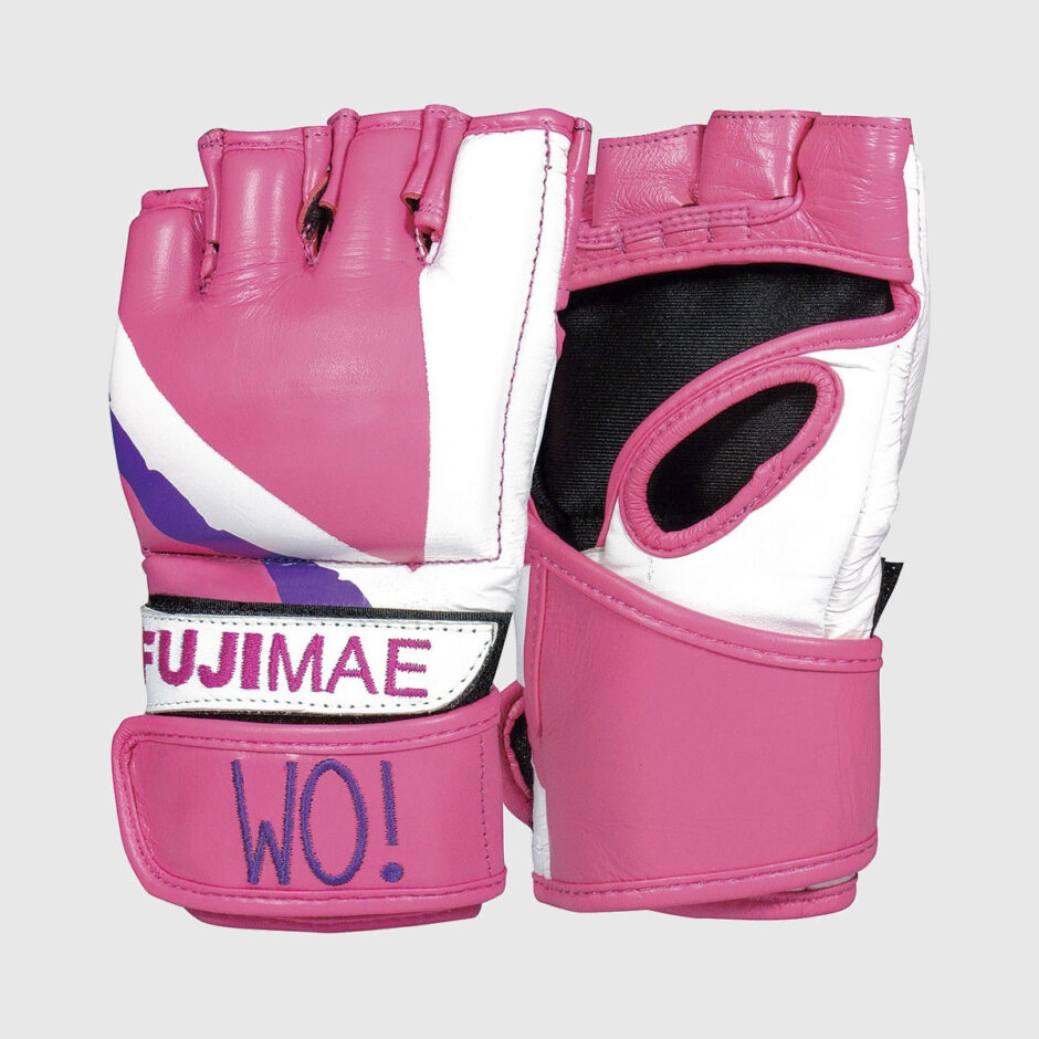Guanto Donna MMA Wo! in pelle rosa