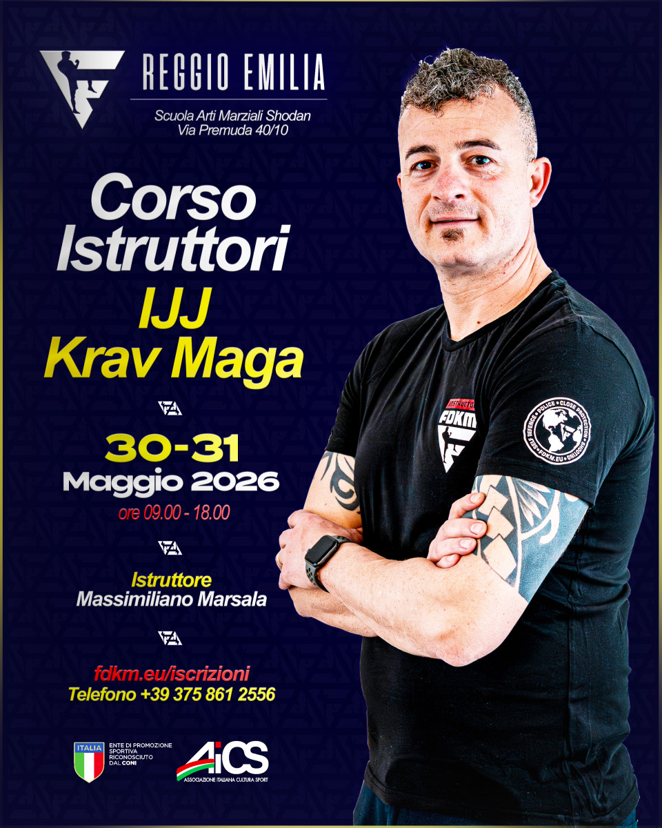 corso istruttori fdkm ijj kravmaga reggio